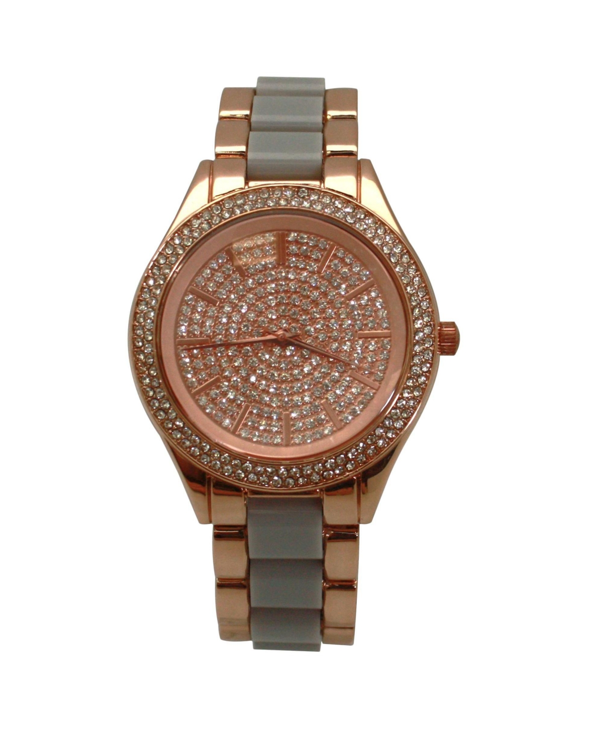 Olivia Pratt Rose Gold Rhinestones Dial Women Watch