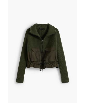 Women's Zipper sweater with pockets