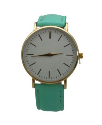 MINT MINIMALIST LEATHER STRAP WATCH