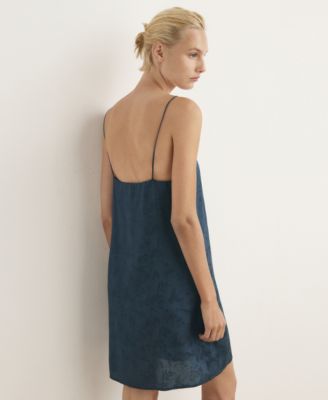 Women's Jacquard Satin Nightdress