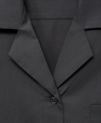 Women's Poplin Pajama Shirt