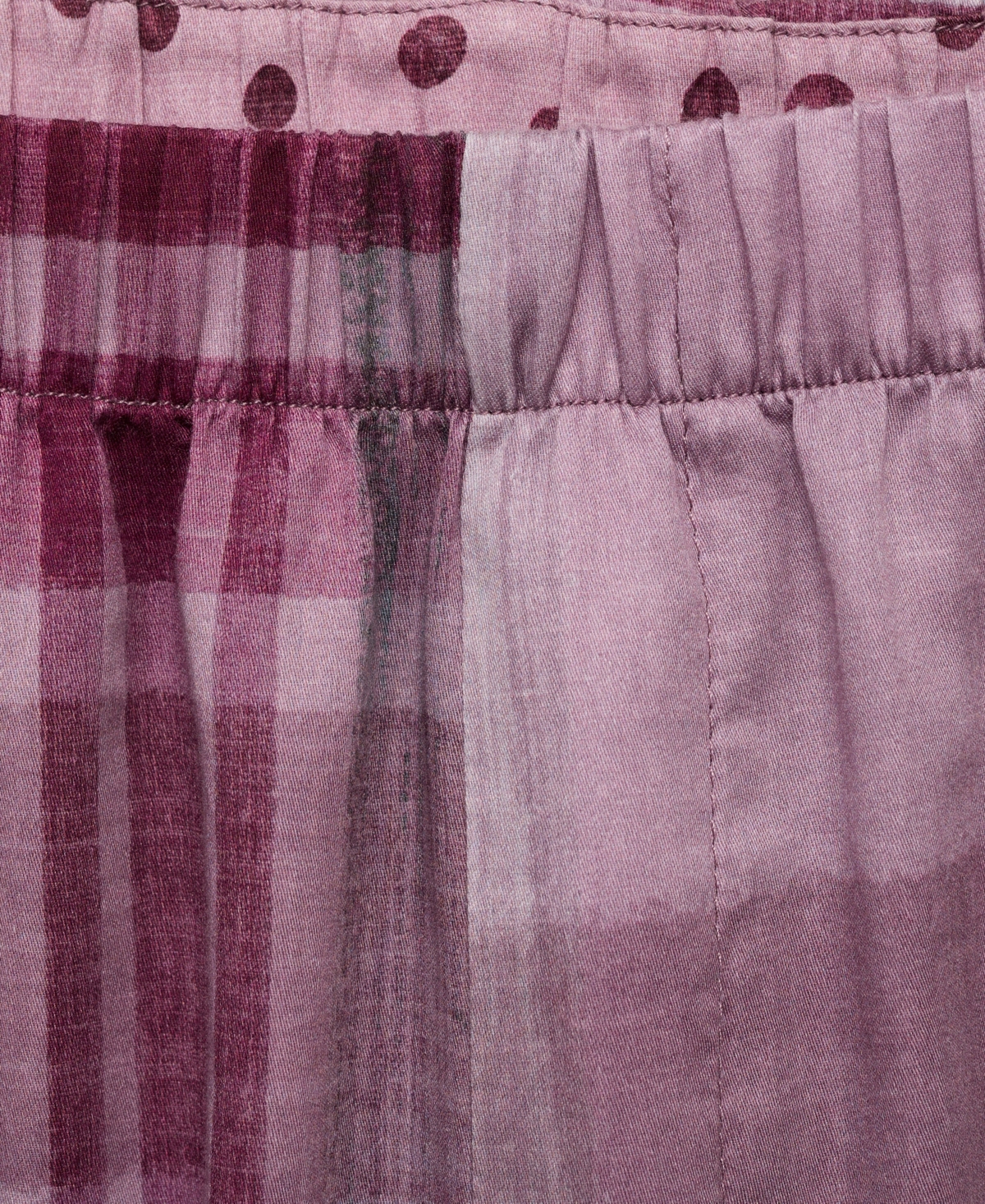 Mango Print Pajama Pants In Purple