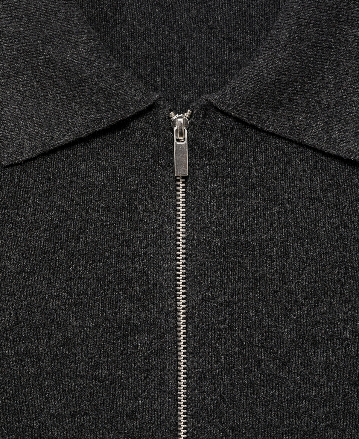 Mango Polo Dress In Black