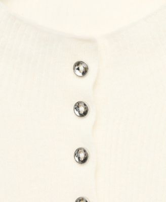 Women's Fine Rib Knit Cardigan