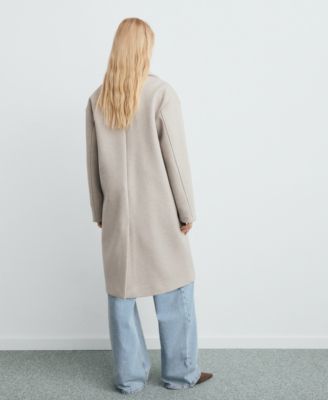 Women's Double-Breasted Midi Coat
