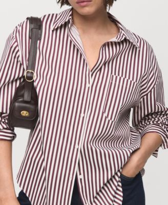 Women's Pocket Striped Shirt