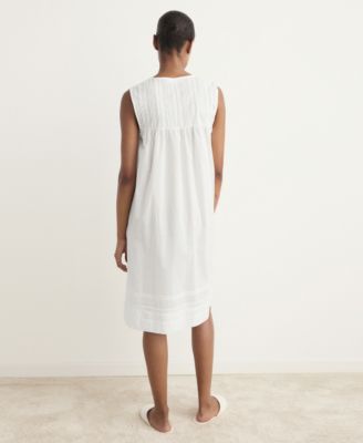 Women's Lace Detail Cotton Nightgown