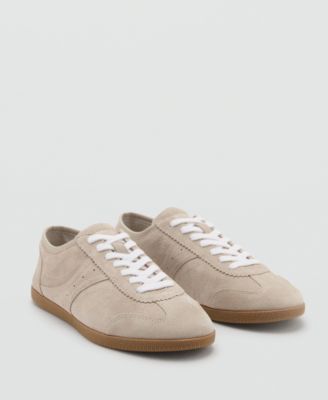 MANGO - Women's Suede Sneakers