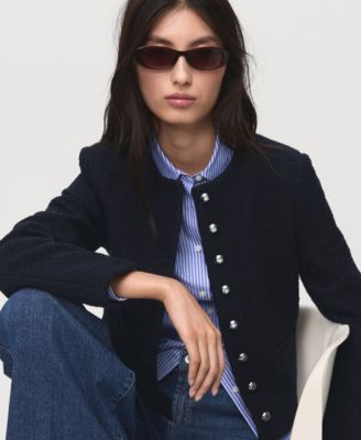 Women's Jewel Buttons Boucle Jacket