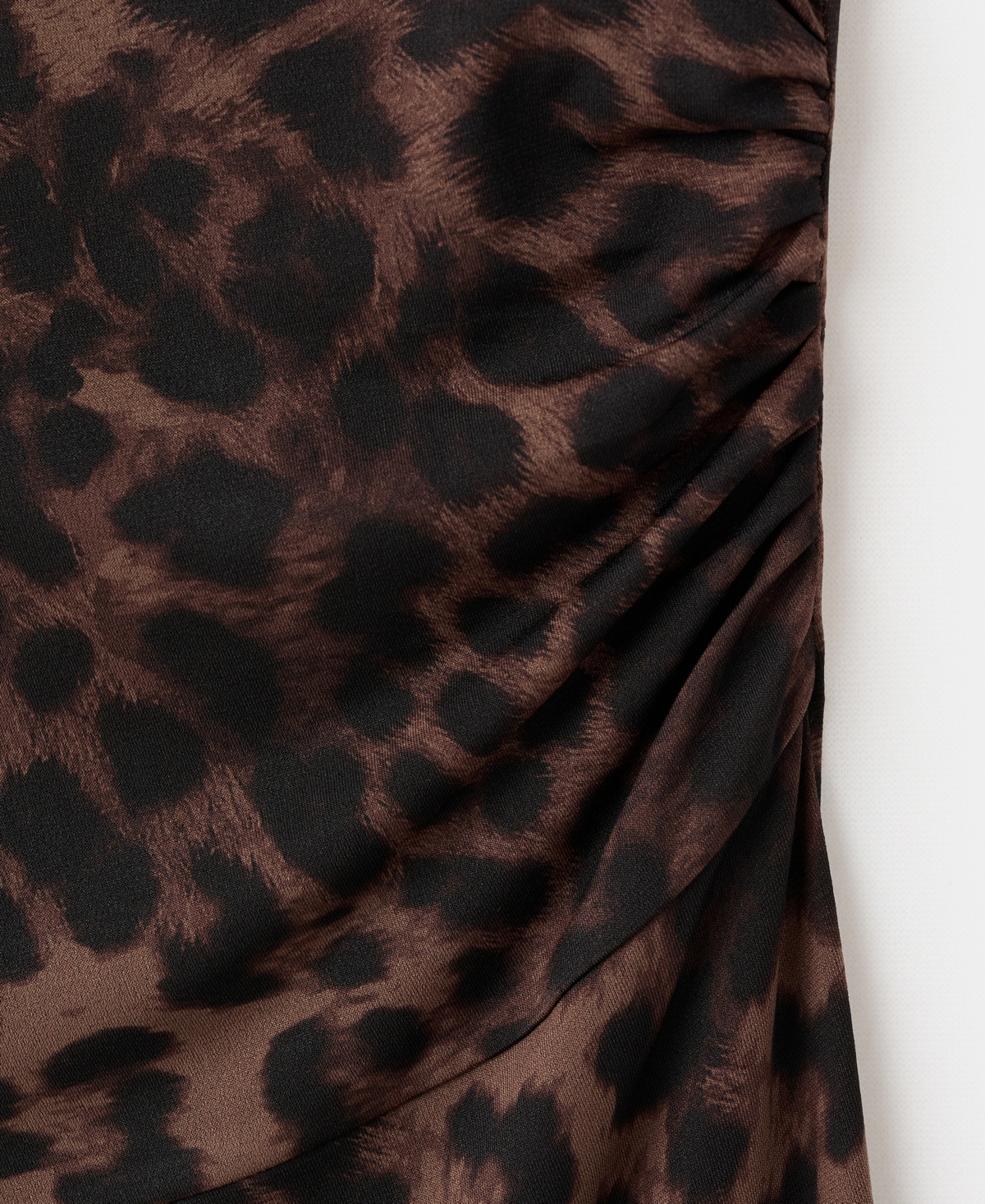 Mango Women's Leopard-Print Fitted Dress