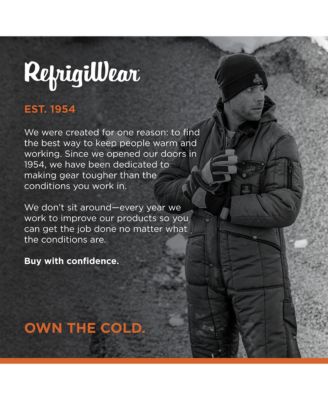 Men's Iron-Tuff Insulated Coveralls with Hood - Heavy-Duty Cold Weather Gear for Extreme Conditions