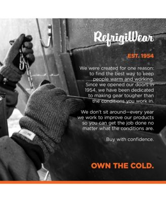 Men's Insulated Wool Leather Palm Glove - Extreme Cold Protection, Durable Leather Palm, Fleece Lining