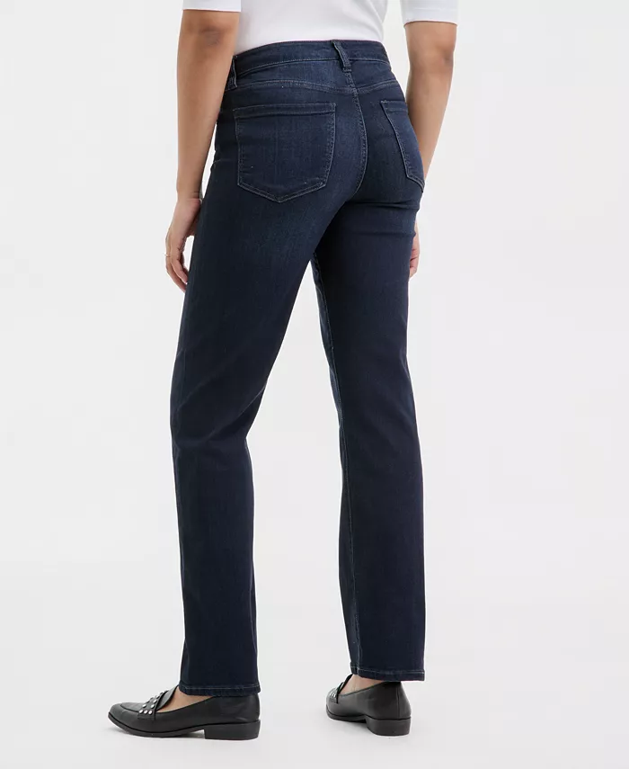 Women's Kennedy Mid Rise Straight Jeans - thumbnail 2