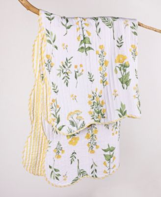 Daffodil Reversible Quilted Throw, 50" x 60"