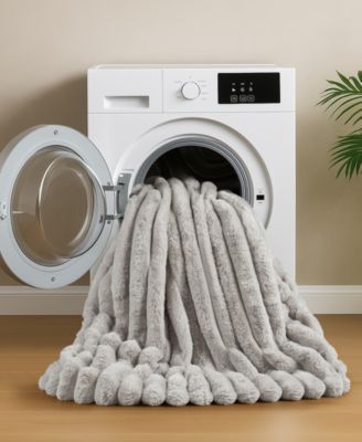 Jasmine Faux Fur Reverse to Velvet 3-Pc. Comforter Set, Full/Queen