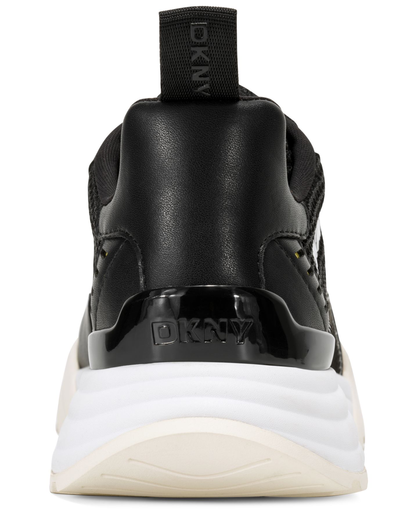 Женские кроссовки DKNY Zanira Lace-Up, цвет: Чёрный — фото 3