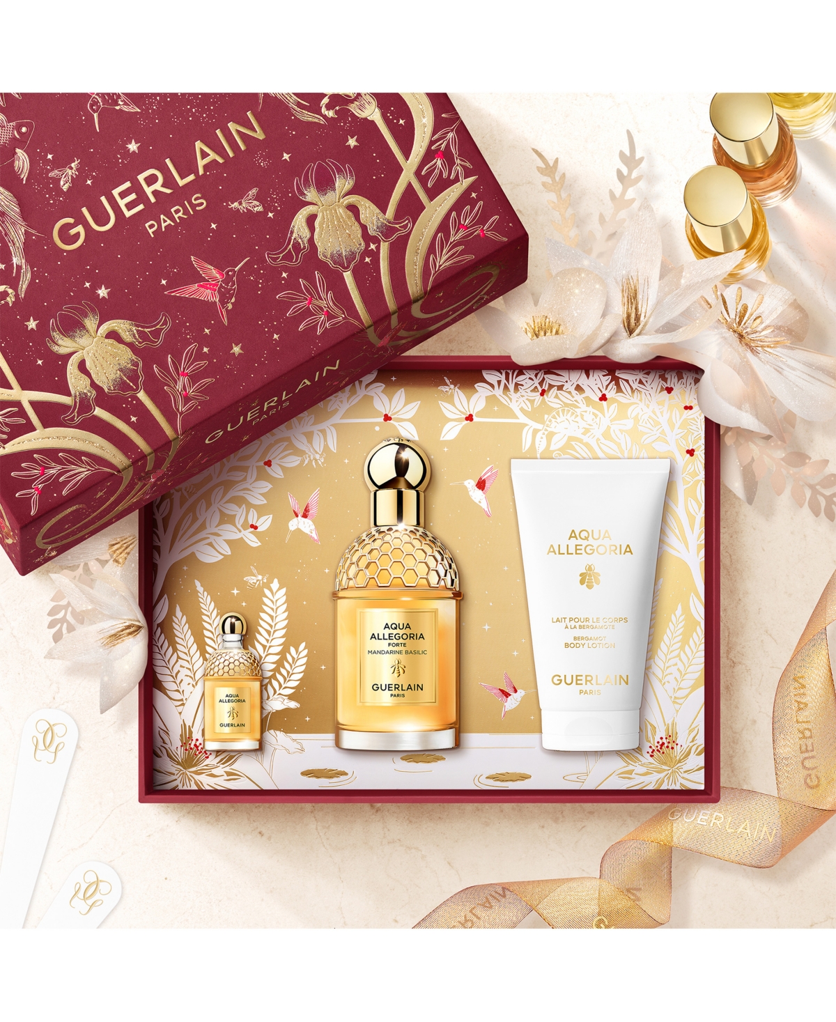 Guerlain Aqua Allegoria 3-pc. Mandarine Basilic Forte Eau De Parfum Gift Set In Multi