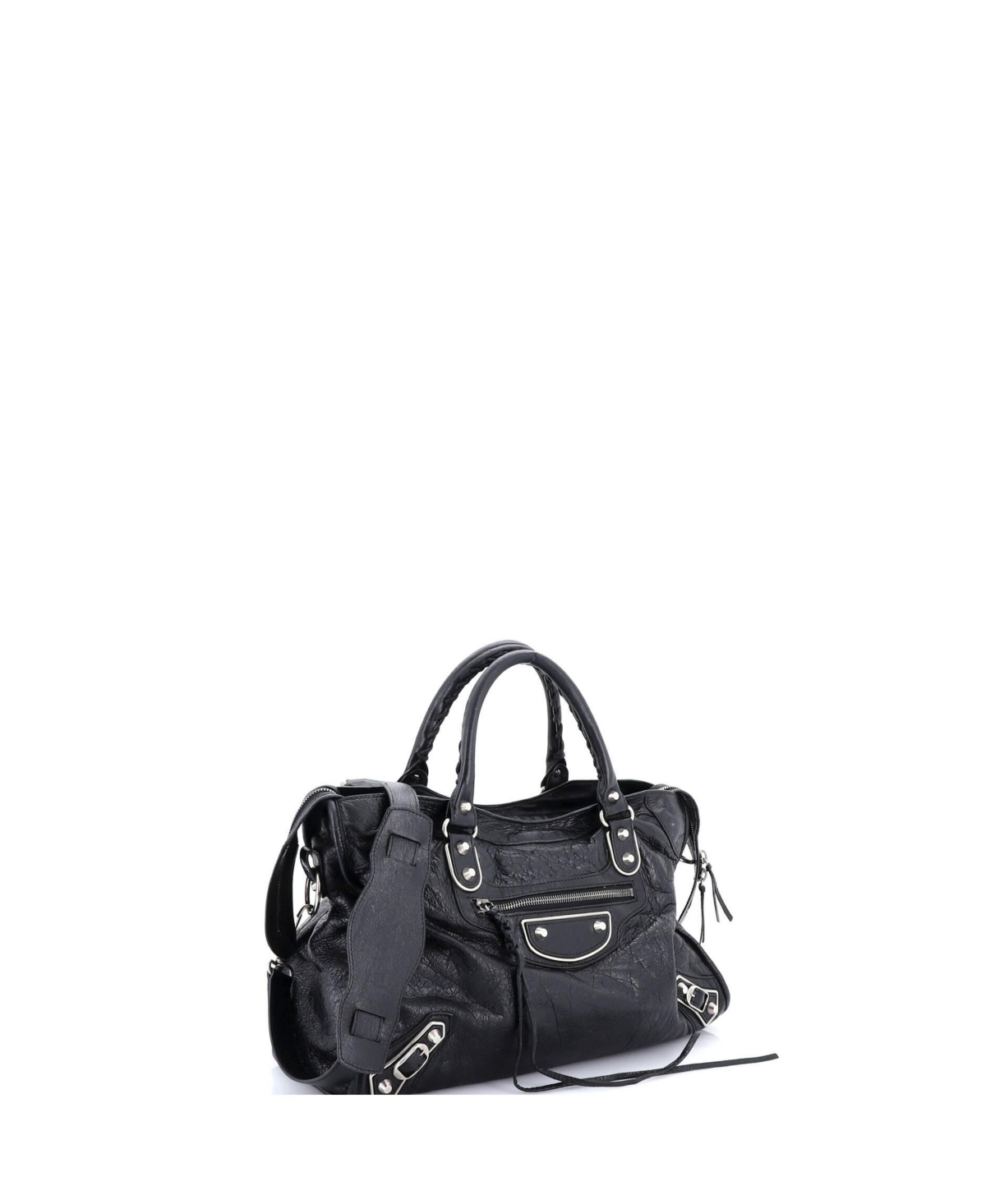 Pre-Owned Balenciaga Medium City Classic Metallic Edge Bag Leather