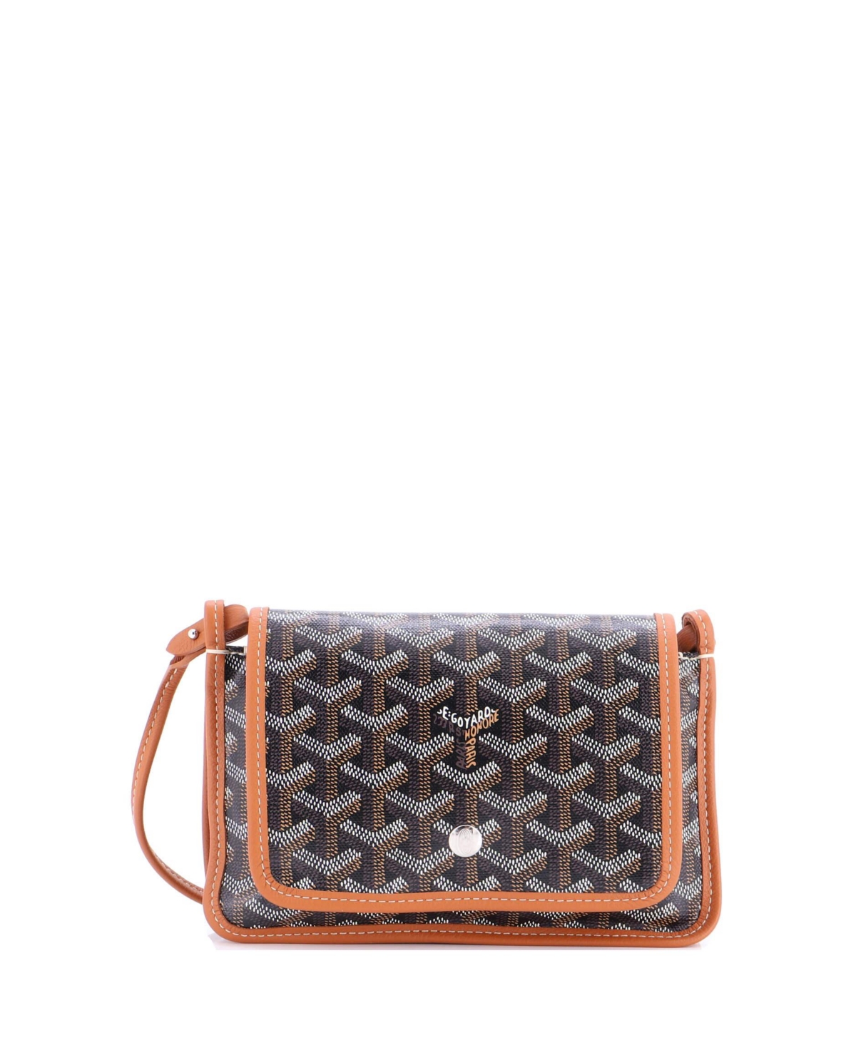Pre-Owned Goyard Plumet Clutch Wallet Coated Canvas