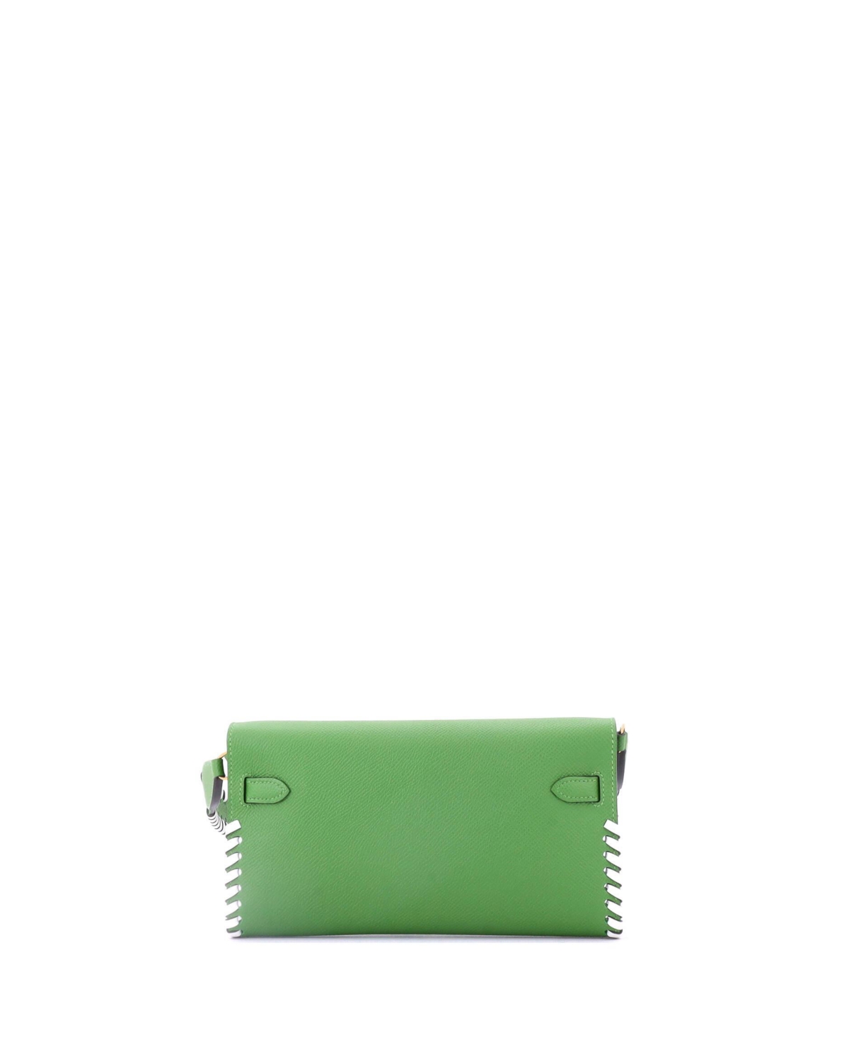 Pre-Owned HERMA‰S Kelly To Go Wallet Tressage Epsom