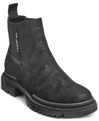 KARL LAGERFELD PARIS - Men's Camo Chelsea Boots