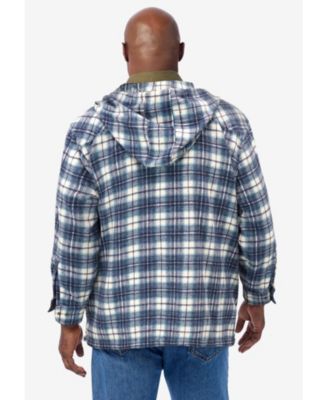 Big & Tall Brawny Snap Shirt Jacket