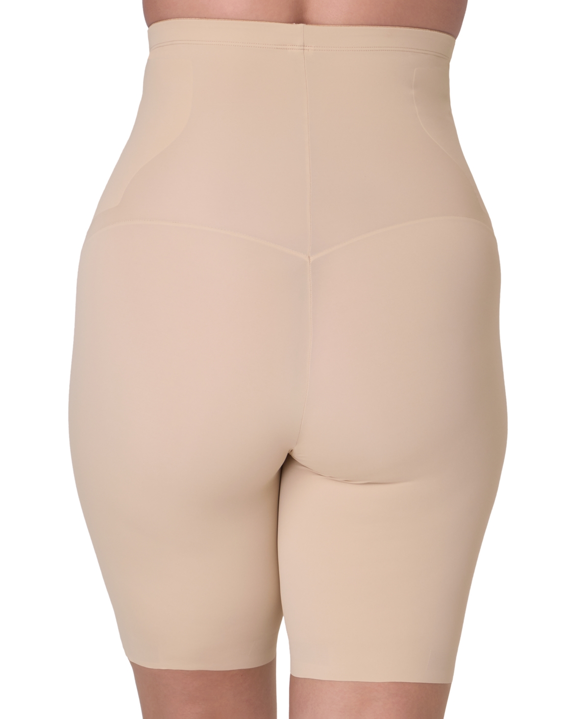 Bali Women's High Waist Ultimate Smoothing Thigh Slimmer Shorts In Red