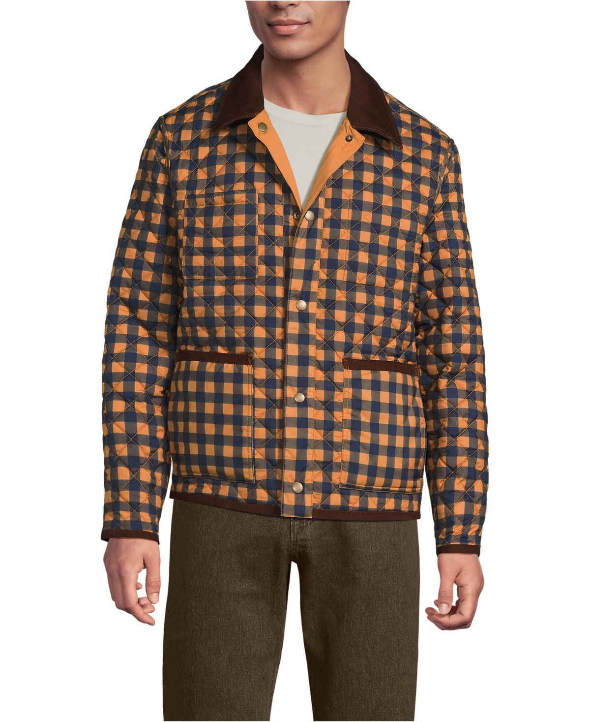 Lands' End Men's Reversible Insulated Barn Jacket