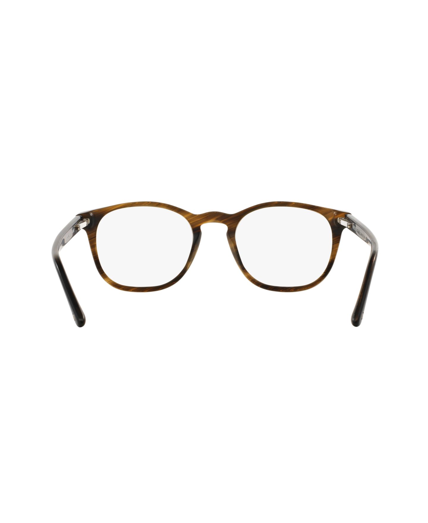 Мужские очки Giorgio Armani Man Panthos Plastic AR7074 Eyeglasses, цвет: Тёмный коричневый — фото 12
