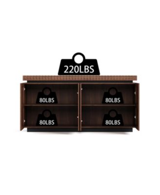 Streamdale Modern 4-Door Sideboard Buffet Cabinet