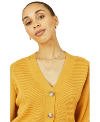 Women's Knitted Stitch Detail Cardigan