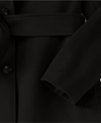 Women's Wool Wrap Long Coat