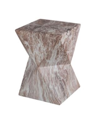 Streamdale Cement Outdoor Accent Table - Terrazzo Style