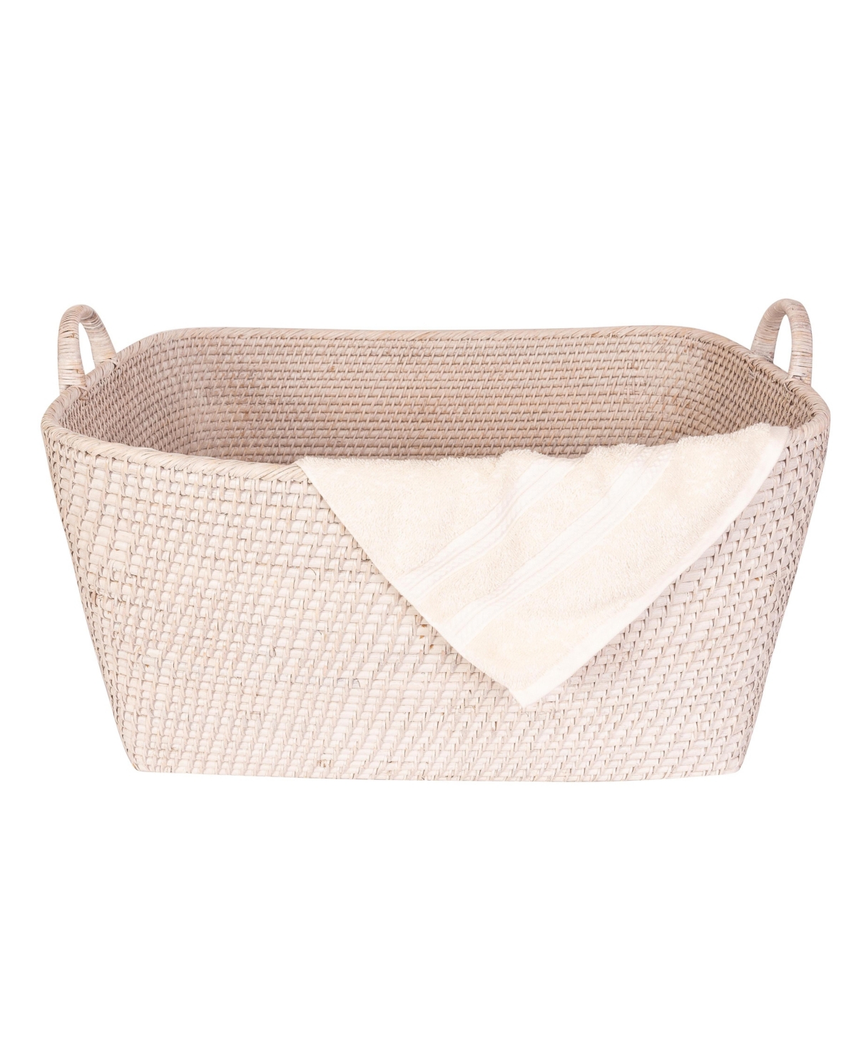 Saboga Home Everything Basket with Hoop Handles