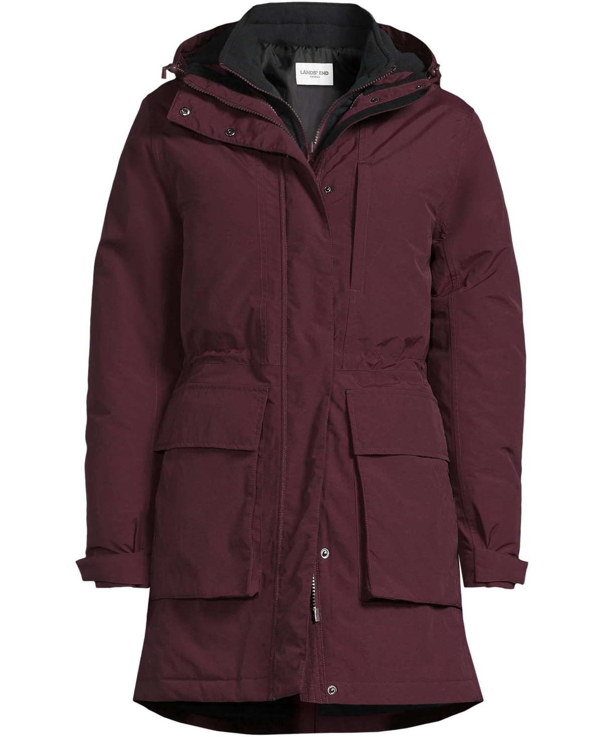 Lands' End Women's Squall Waterproof Insulated 3 1 Winter Parka