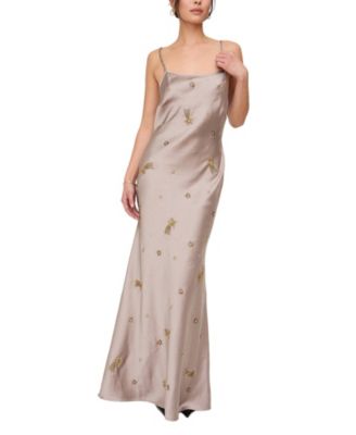 Women's Starburst All Over Embellished Maxi Dress