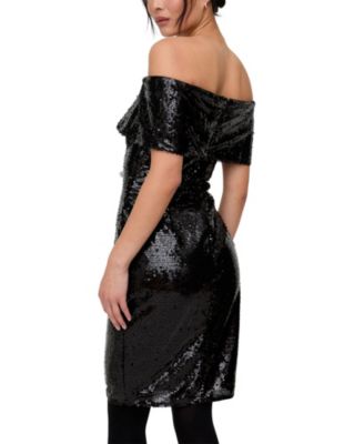 Women's Jaya Off The Shoulder Sequins Midi Dress