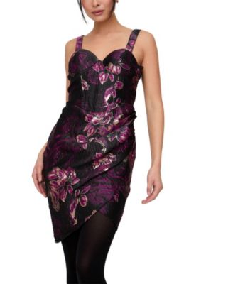 Women's Derry Floral Lurex Jacquard Midi Dress
