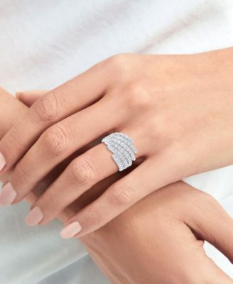 Lab-Grown Diamond Ring (2.ct. t.w.) in 14k Gold Plated Sterling Silver