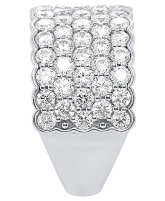 Lab-Grown Diamond Ring (3.ct. t.w.) in 14k Gold Plated Sterling Silver