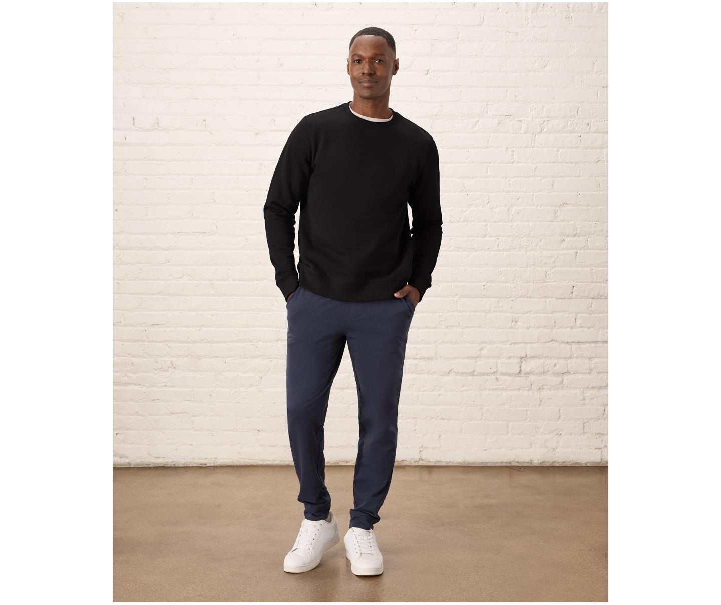 Женская толстовка Pact Cloud Brushed Fleece Crew, цвет: Чёрный — фото 2