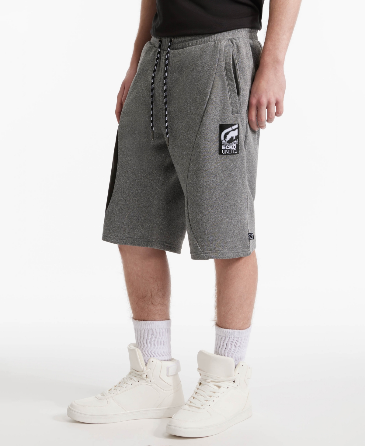Ecko Unltd Ridge Fleece Short In Gray