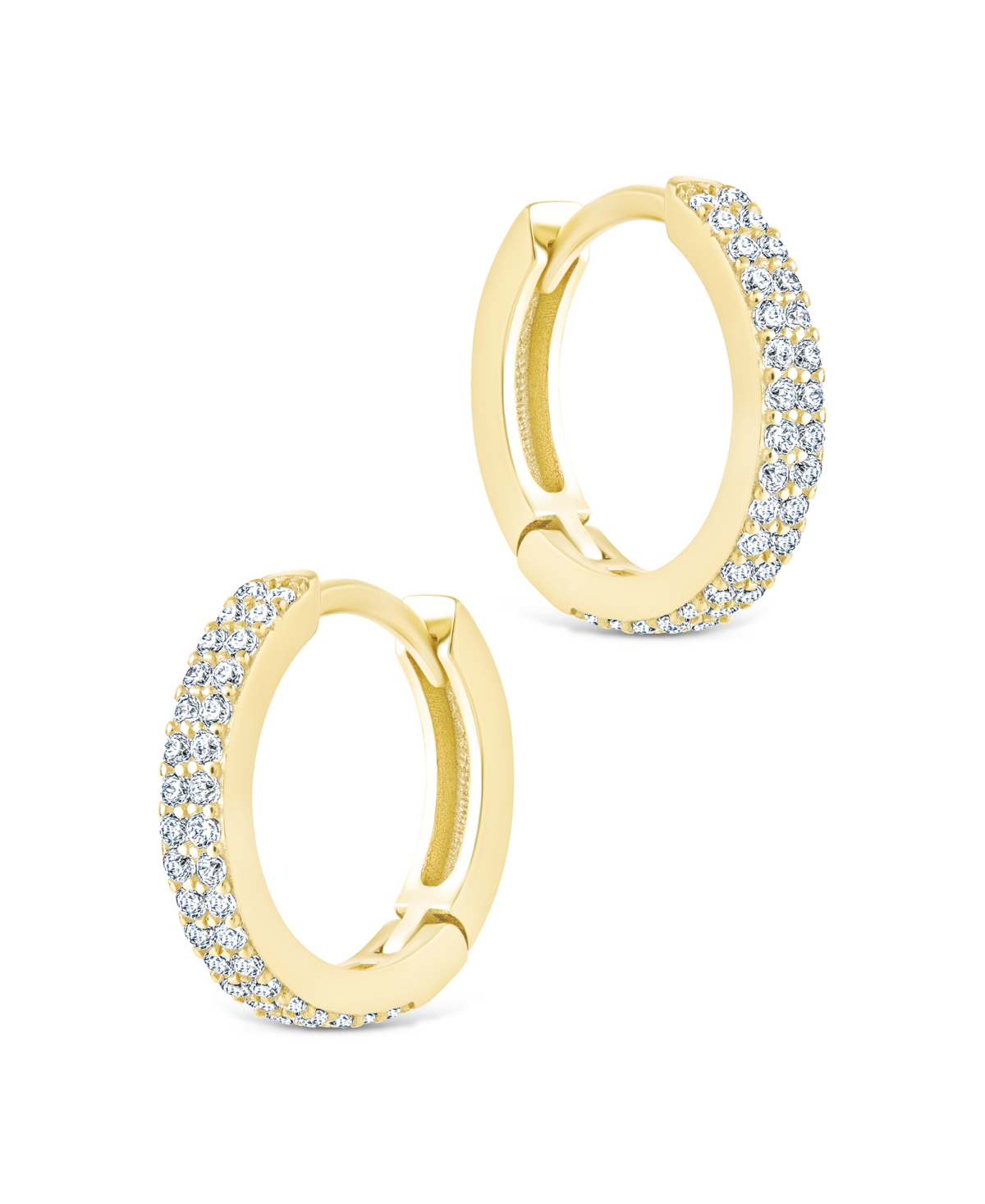 Sterling Forever Sterling Silver Emerson Micro Hoops