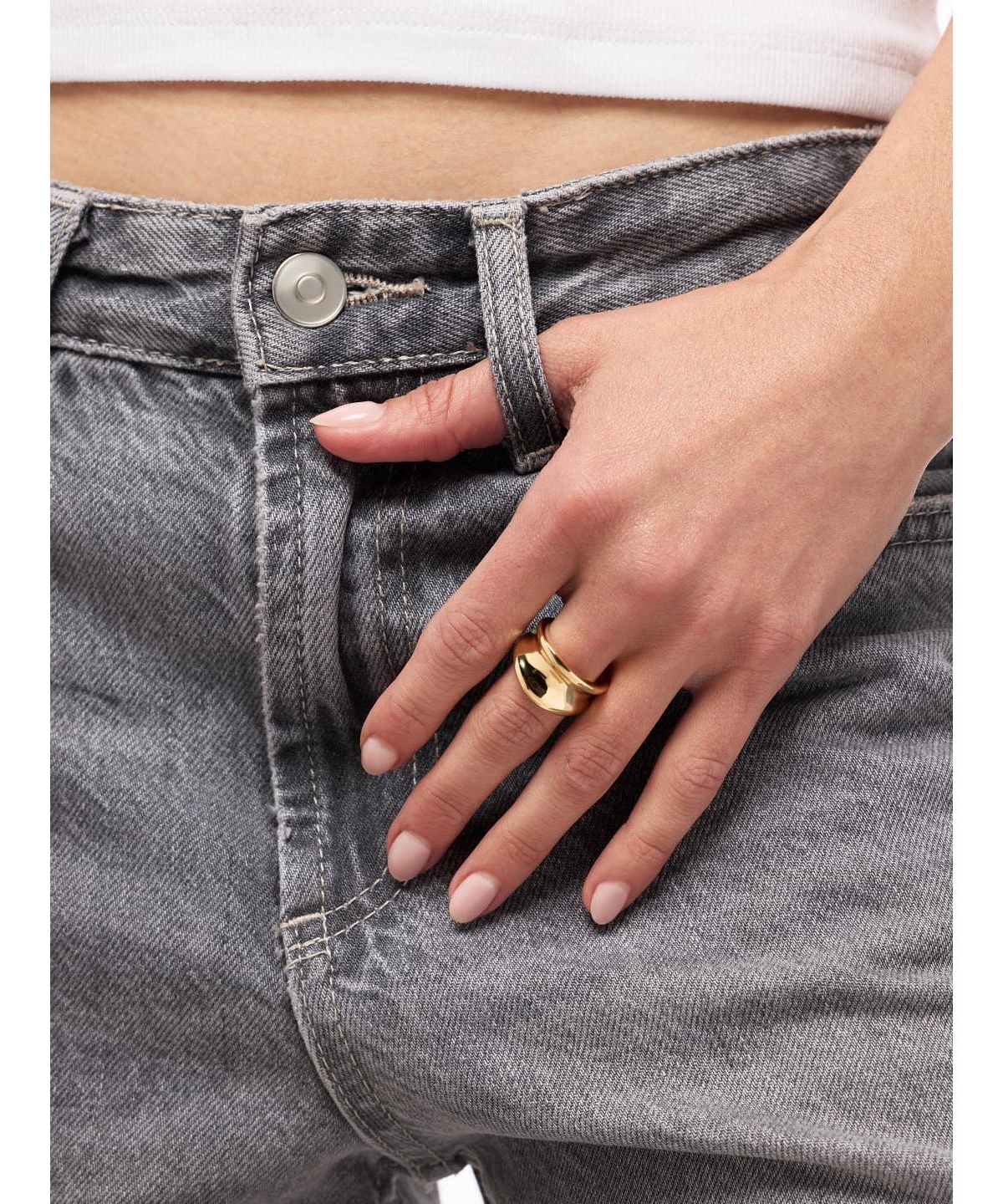 Ana Luisa Gold Band Ring