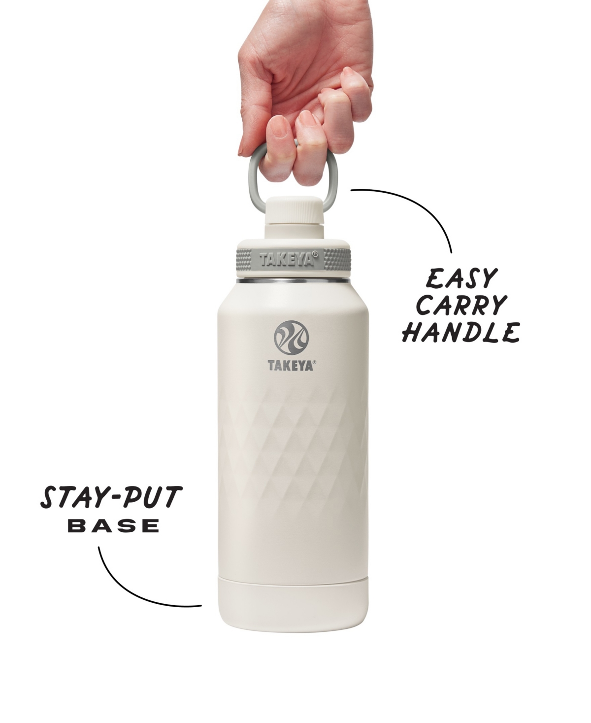 Takeya Sport 32 Oz. Triple-insulated Water Bottle With Spout Lid In Blue