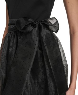 Women's Mock Neck Sleeveless Dress