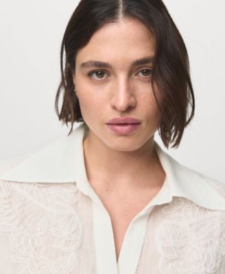 Women's Patches Lyocell Shirt