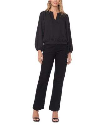 Women's Long-Sleeve Half Placket Top