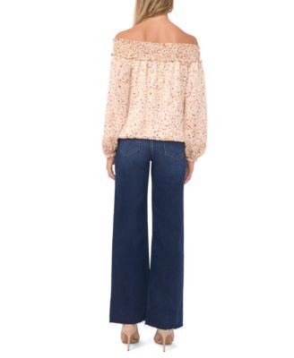 Women's Off-The-Shoulder Long-Sleeve Top