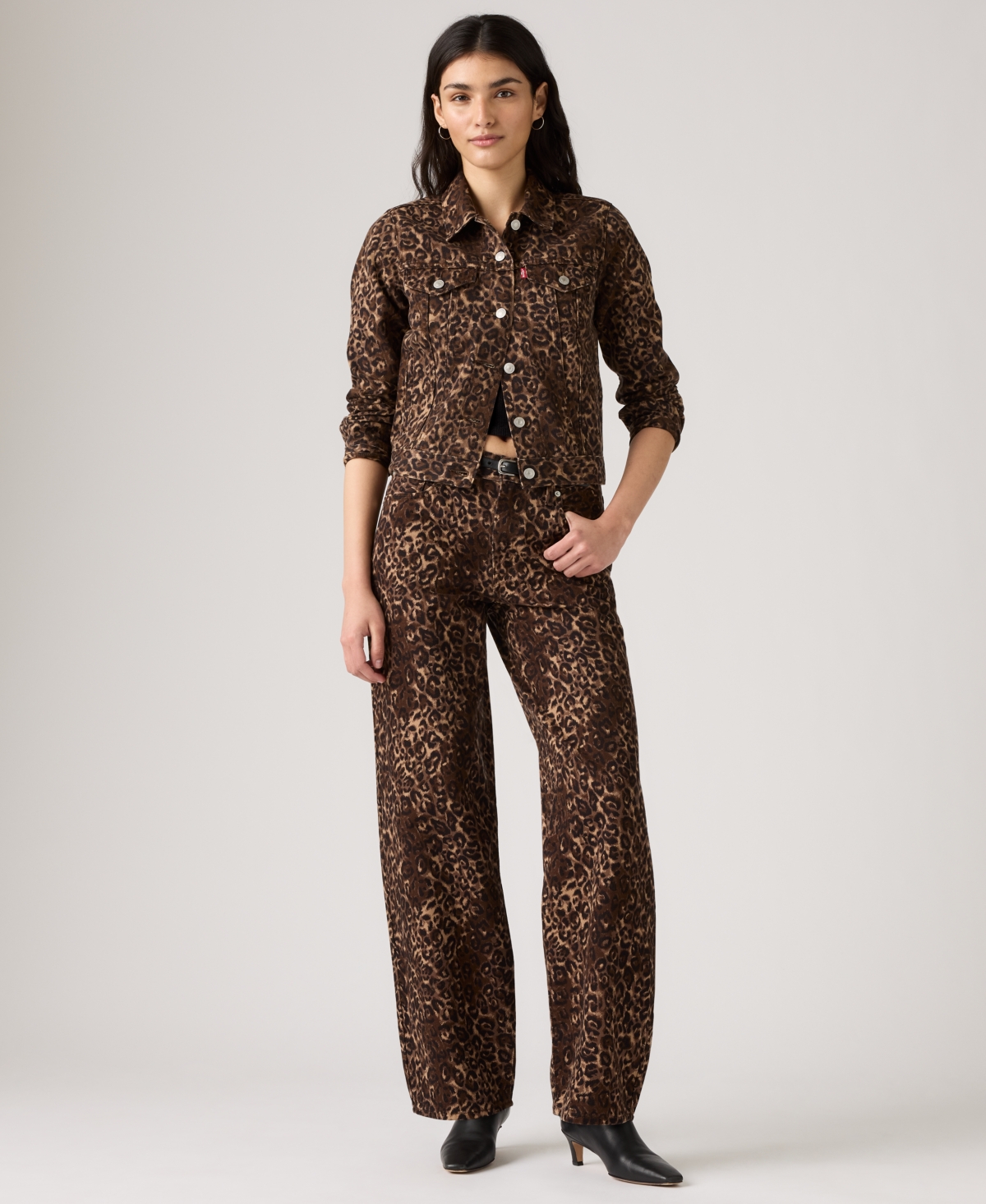 Levi's Women's Baggy Dad Mid Rise Jeans In Brown